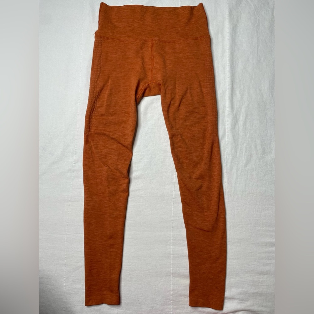 Alphalete Orange High Waisted Leggings - Picture 2 of 4